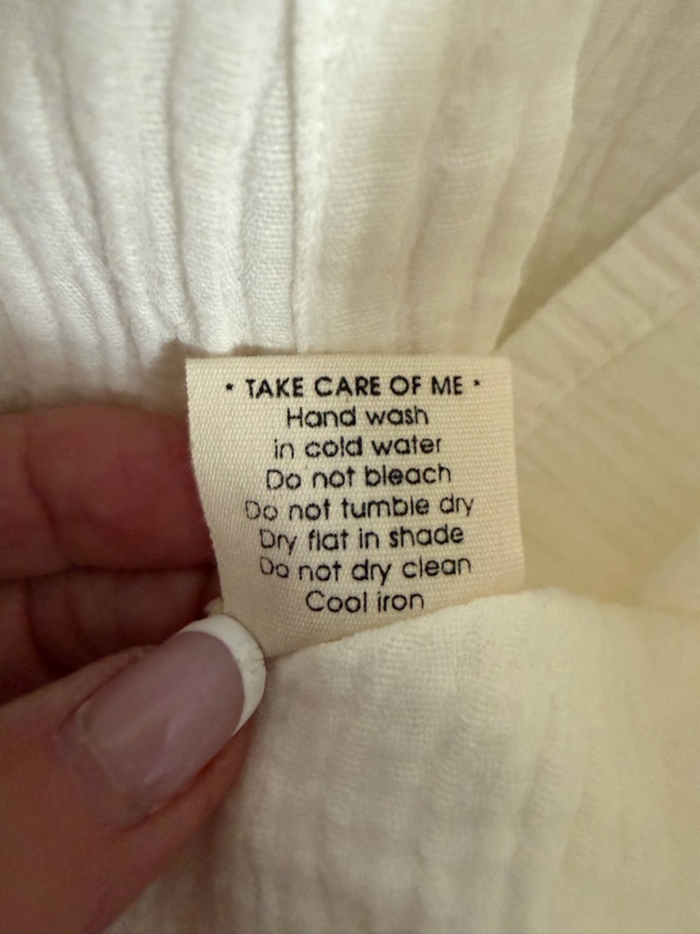 Nomad the Label Bria Mini Cotton Dress, Coconut, NWT - Picture 13 of 14